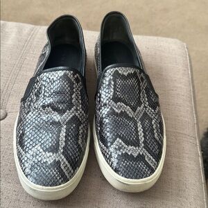 Vince Blair Snake Skin Platform Sneaker Slip On’s